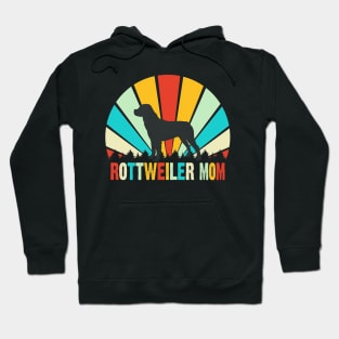 Mom and Rotweilier Dog Mom Hoodie